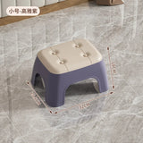 Thickened plastic stools, household adult living room rubber