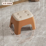 Thickened plastic stools, household adult living room rubber