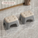 Thickened plastic stools, household adult living room rubber