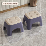 Thickened plastic stools, household adult living room rubber