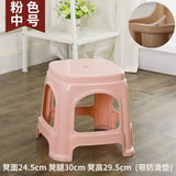 Thickened plastic stools, household adult rubber benches living