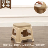 Thickened plastic stools, household adult rubber benches living