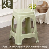 Thickened plastic stools, household adult rubber benches living