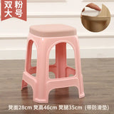 Thickened plastic stools, household adult rubber benches living