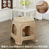 Thickened plastic stools, household adult rubber benches living