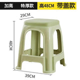 Thickened plastic stools, household adult rubber benches living