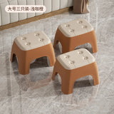 Thickened plastic stools, rubber benches household adult living