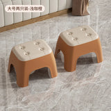 Thickened plastic stools, rubber benches household adult living