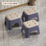 Thickened plastic stools, rubber benches household adult living