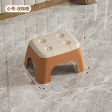 Thickened plastic stools, rubber benches household adult living