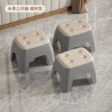 Thickened plastic stools, rubber benches household adult living