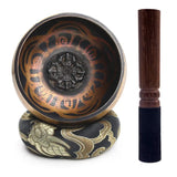 Tibetan Singing Bowl Set Lotus Unique Gift Helpful