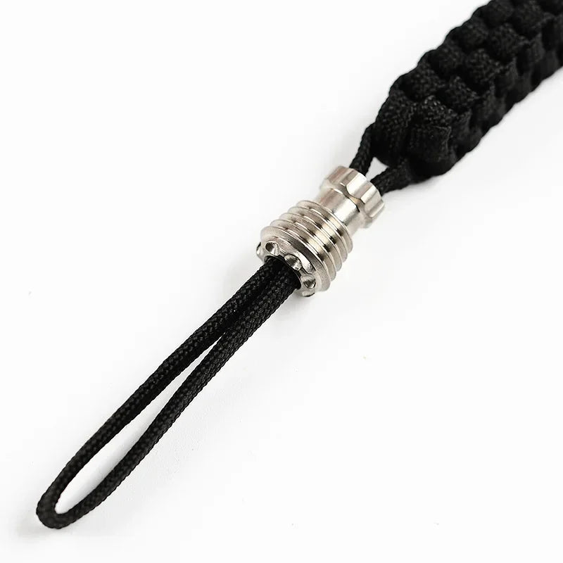 Titanium Alloy TC4 Knife Beads Knife Lanyard Camping