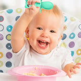 Toddler Fork And Spoon Set Cartoon Shape Silicone