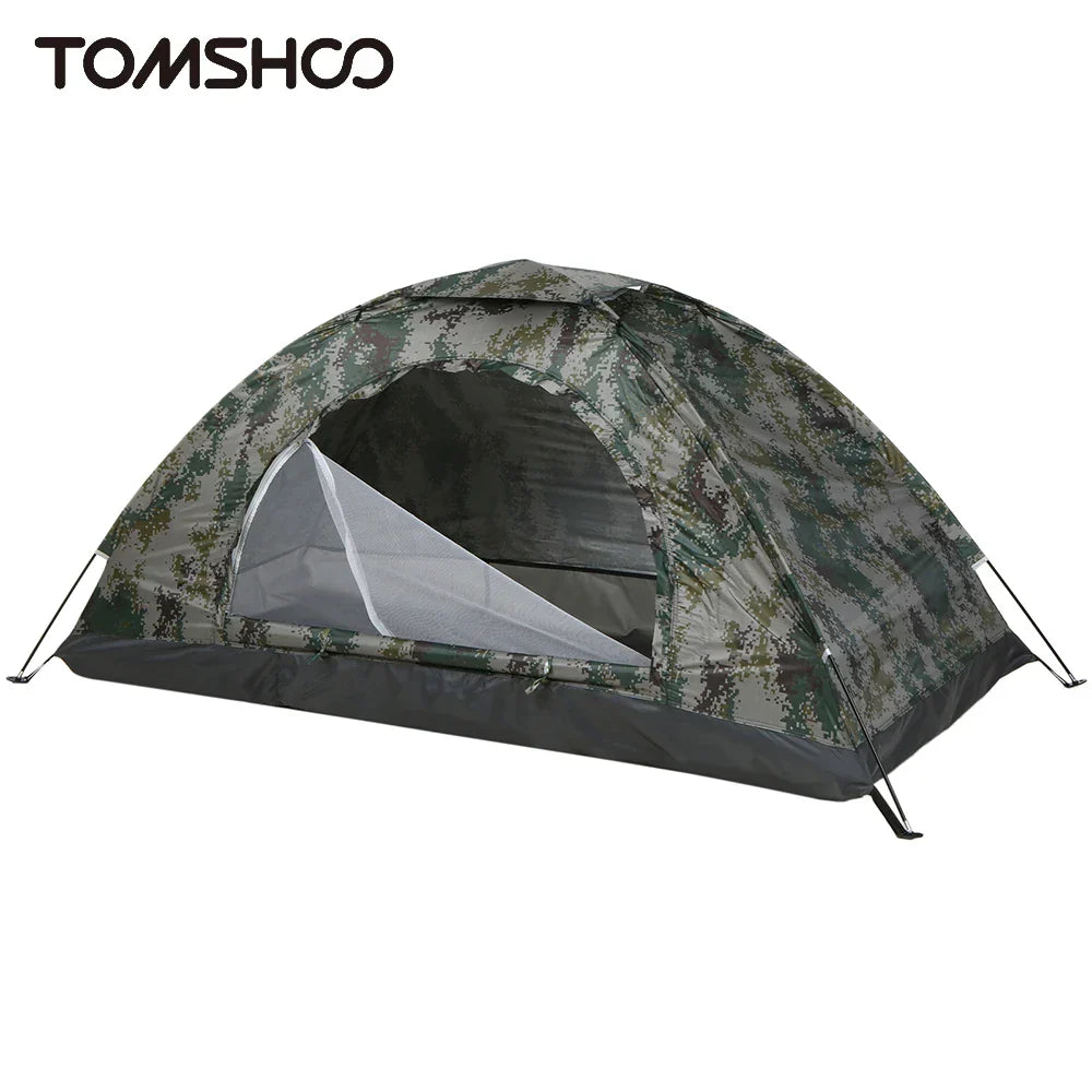Tomshoo 1/2 Person Ultralight Camping Tent Single Layer