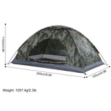 Tomshoo 1/2 Person Ultralight Camping Tent Single Layer