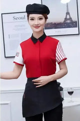 Top Workwear Shop Shortsleeved Coffee Tea Waitress Restaurant