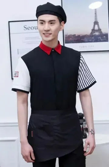 Top Workwear Shop Shortsleeved Coffee Tea Waitress Restaurant
