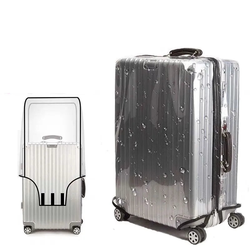 Transparent PVC Luggage Cover Waterproof Trolley Suitcase Dust