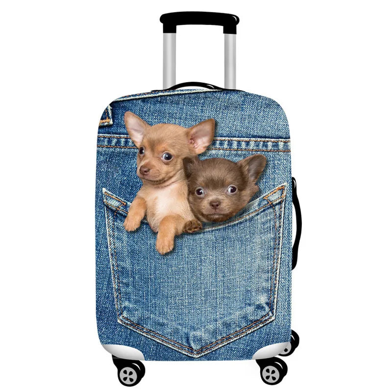 Travel 3D animal pattern Luggage Protective Cover Suitable