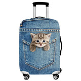 Travel 3D animal pattern Luggage Protective Cover Suitable