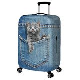 Travel 3D animal pattern Luggage Protective Cover Suitable