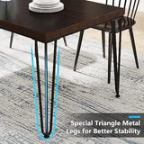 Tribesigns Dining Table for 6 Person, 62.9 Inch