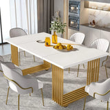 Tribesigns Modern Dining Table for 6-8 People, 70.8-in