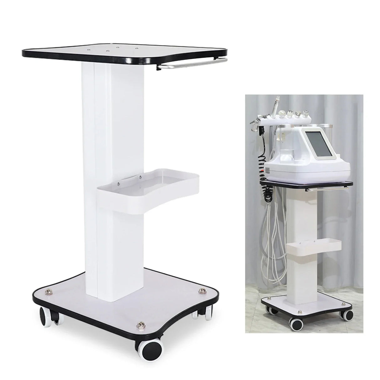 Trolley Stand Salon Rolling Cart Beauty Auxiliary Trolley