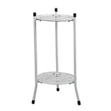 Two-Layer Elegant Metal Plant Stand Shelf Potted Plant