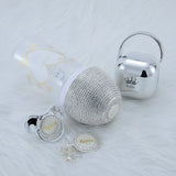 MIYOCAR personalized silver collection bling baby bottle pacifier