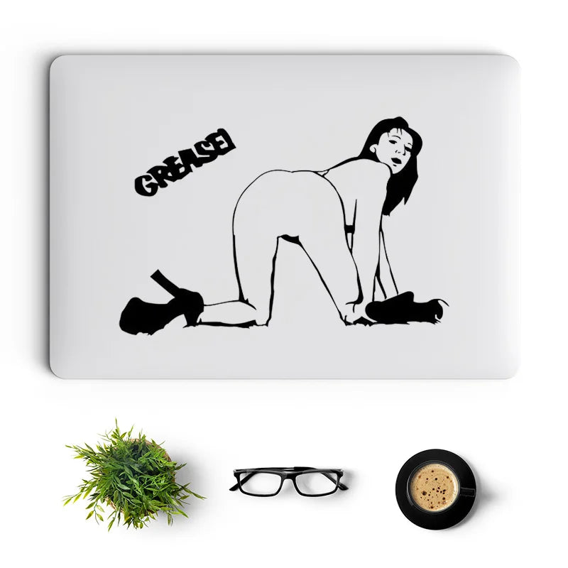 Sexy Girl Laptop Sticker for Macbook Pro 14