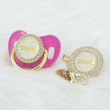 MIYOCAR custom gold pearl new color bling pacifier