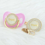 MIYOCAR custom gold pearl new color bling pacifier