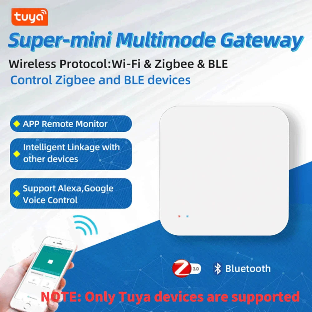 Tuya Zigbee Wireless Hub Gateway For Smart Home