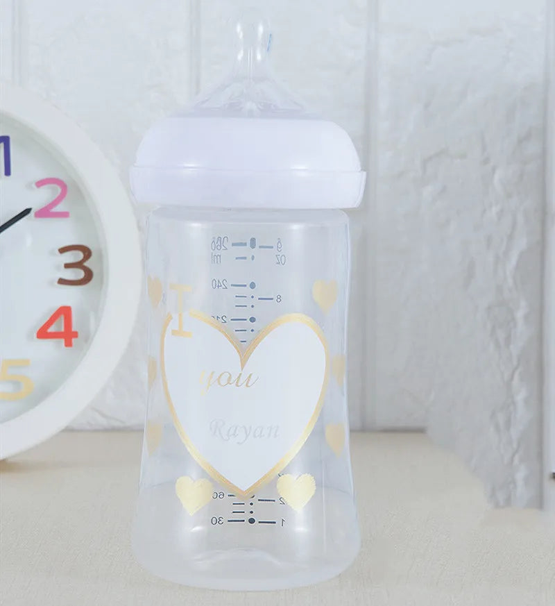 MIYOCAR personalized silver collection bling baby bottle pacifier