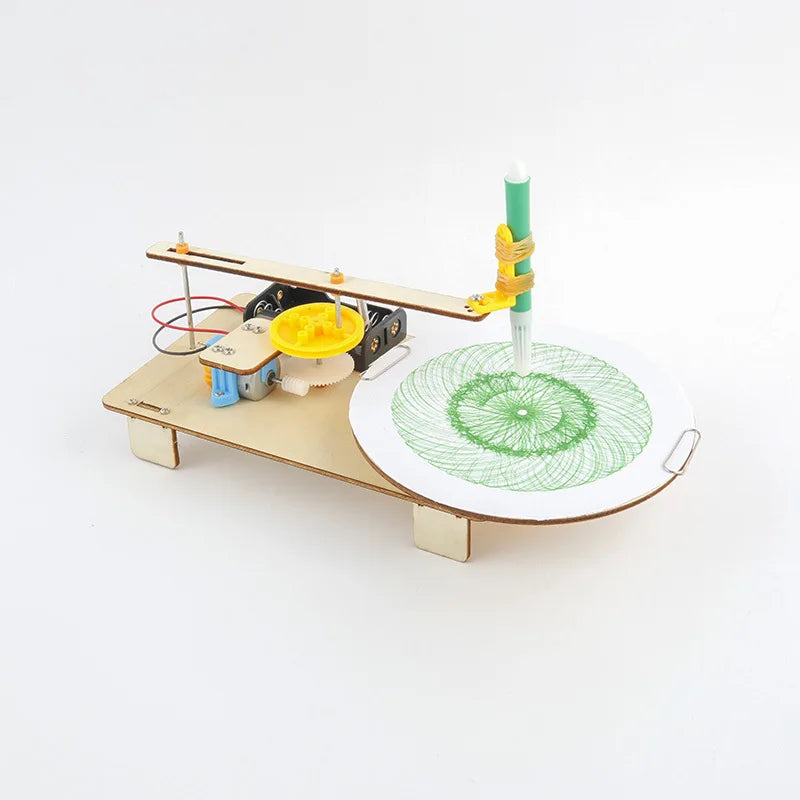 STEM Kits Wooden Toys for Children Robot Science