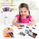 Kids Camera Instant Print Camera for Children 1080P