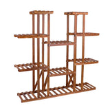 UNHO Multi-Tier Plant Stand, 46in Height Wood Flower