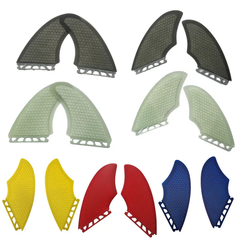 UPSURF FUTURE FINS Twin Fin Honeycomb Surf Fins