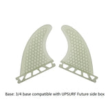 UPSURF FUTURE FINS Twin Fin Honeycomb Surf Fins