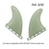 UPSURF FUTURE FINS Twin Fin Honeycomb Surf Fins