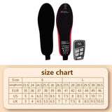 USB Heated Shoe Insoles for Feet Warm Sock