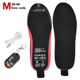 USB Heated Shoes Insoles Rechargeable Electric Feet Warmer