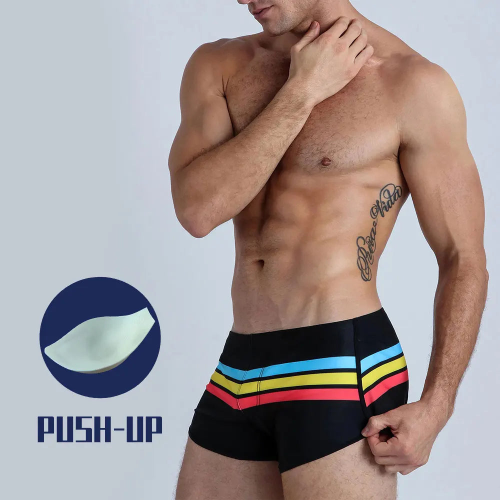 UXH New Hot Sexy Mens Swimsuit Swimwear Male