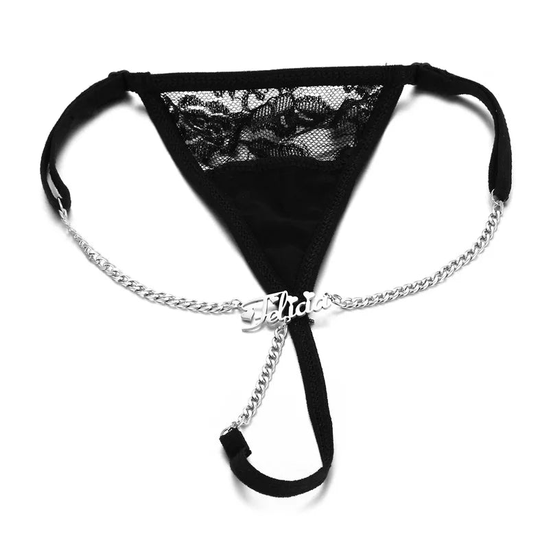 Sexy Waist Body Chain Custom Name Pendant Jewelry