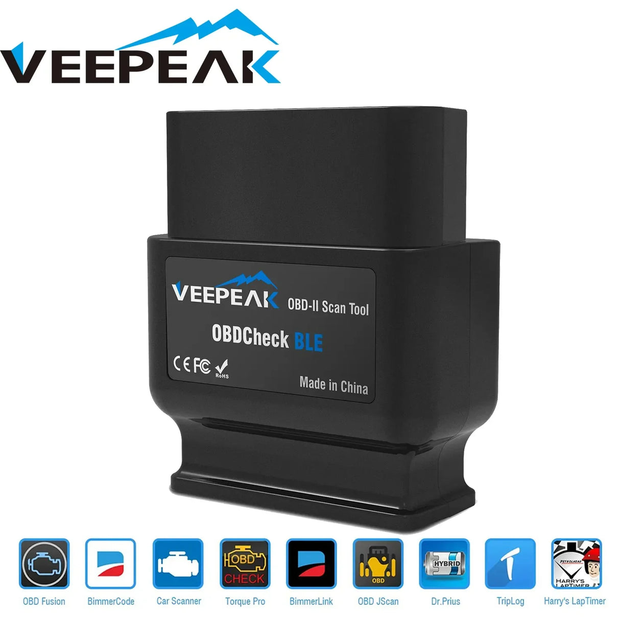 Veepeak OBDCheck BLE OBD2 Bluetooth Scanner Auto OBD