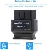 Veepeak OBDCheck BLE OBD2 Bluetooth Scanner Auto OBD