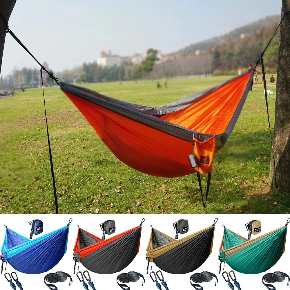 Upgrade Camping Hammock Outdoor Tourist Hanging Hammocks Portable