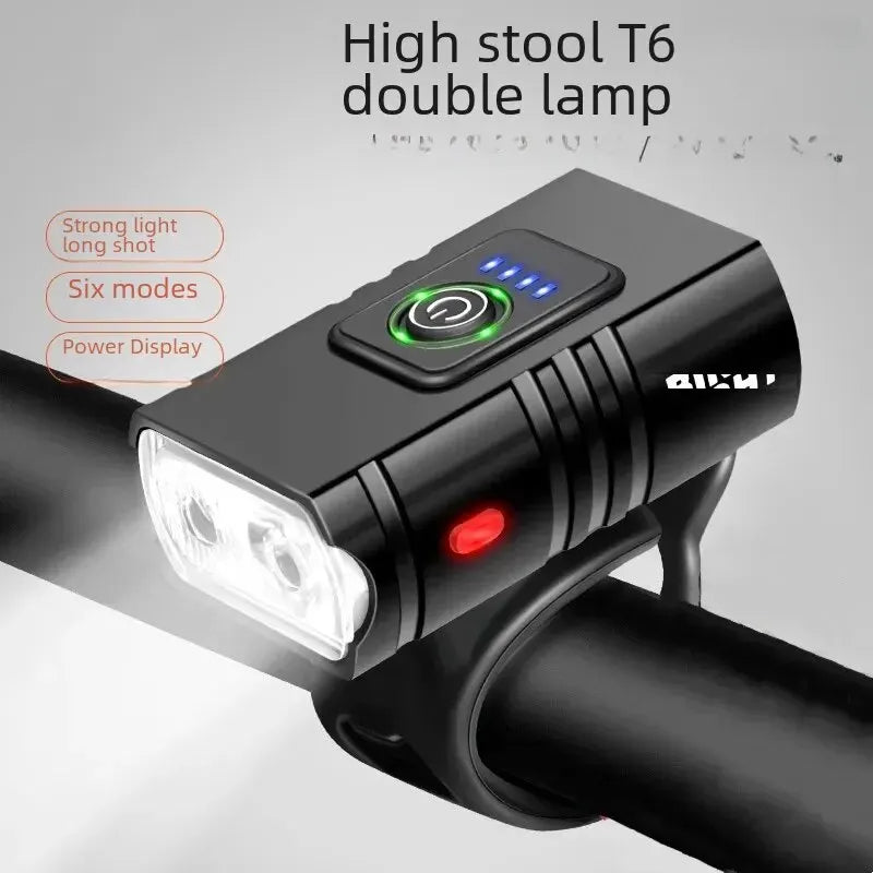 Usb Rechargeable Mountain Road Bike Front Light High